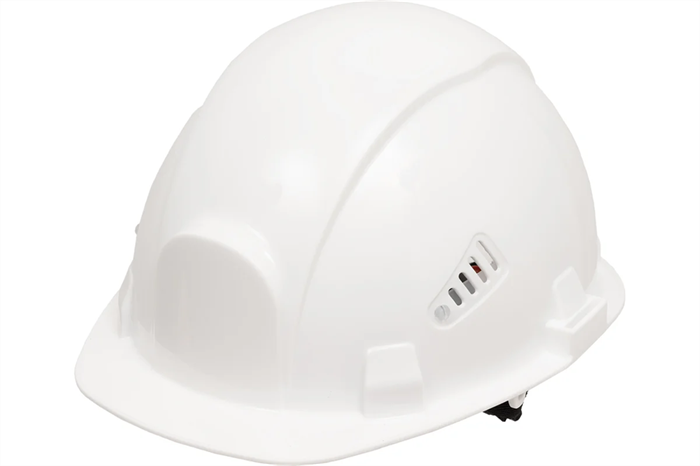 Защитная каска С НАНЕСЕНИЕМ ЛОГОТИПА Gigant Fit белая, храповая регулировка GHF-22 10028