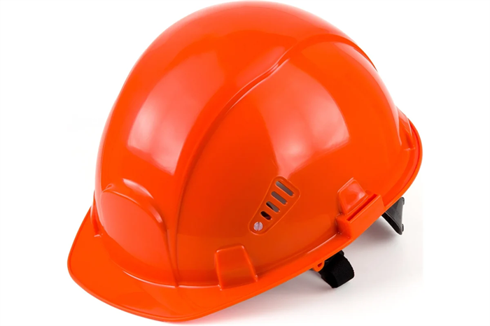 Защитная каска С НАНЕСЕНЕМ ЛОГОТИПА РОСОМЗ СОМЗ-55 FavoriT Trek, оранжевая 75114  (без храповика) 10022