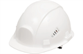 Защитная каска С НАНЕСЕНИЕМ ЛОГОТИПА Gigant Fit белая, храповая регулировка GHF-22 10028