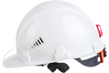 Защитная каска БЕЗ НАНЕСЕНИЯ ЛОГОТИПА Gigant Lid, храповая регулировка, белая, GHL-22 10041