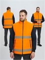 Жилет утепленный сигнальный БЕЗ НАНЕСЕНИЯ ЛОГОТИПА Ярксион® СОП (тк.OxLine,90), оранжевый 10059