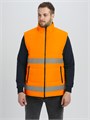 Жилет утепленный сигнальный БЕЗ НАНЕСЕНИЯ ЛОГОТИПА Ярксион® СОП (тк.OxLine,90), оранжевый 10059