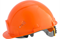 Защитная каска С НАНЕСЕНИЕМ ЛОГОТИПА РОСОМЗ СОМЗ-55 FavoriT Trek RAPID, оранжевая 75614 (с храповиком) 10024